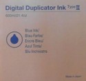 modrá inkoustová tisková kazeta JP12 (600ml.)